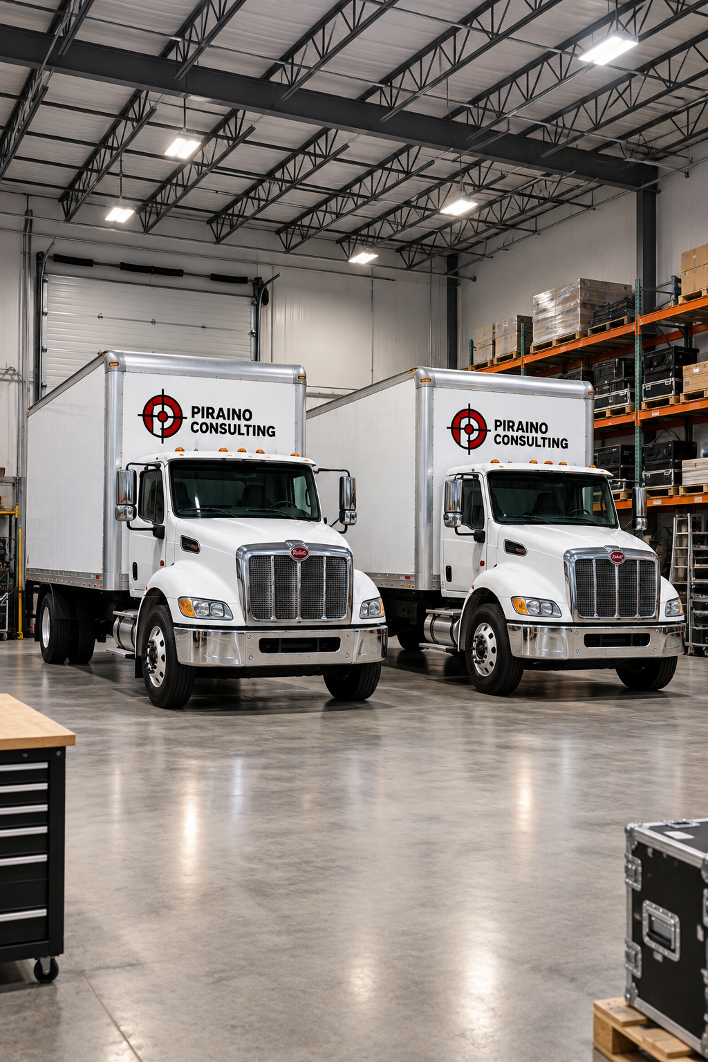 AV logistics and staging